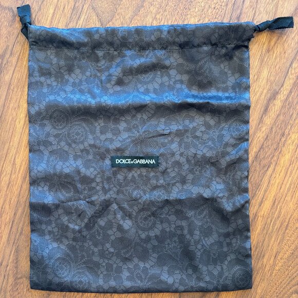 DOLCE & GABBANA Dust Bag - Drawstring - Black - Picture 1 of 2
